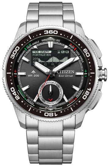 Citizen JV3001-53E Promaster Wave Tracker Eco-Drive horloge, Staal, Verzenden, Nieuw, Polshorloge