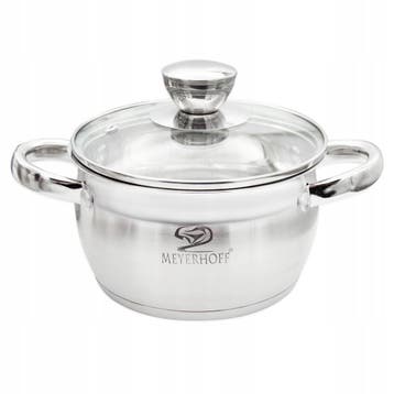 Kookpan 1,8 Liter RVS met Deksel – 16 cm Pan voor Inductie,, Ophalen of Verzenden, Nieuw