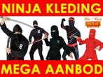 Ninja carnavalskleding - Mega aanbod ninja pakken, Ophalen of Verzenden, Nieuw, Jongen of Meisje