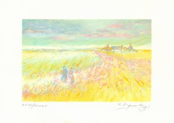 Claude Manoukian (1936) - Promenade en campagne