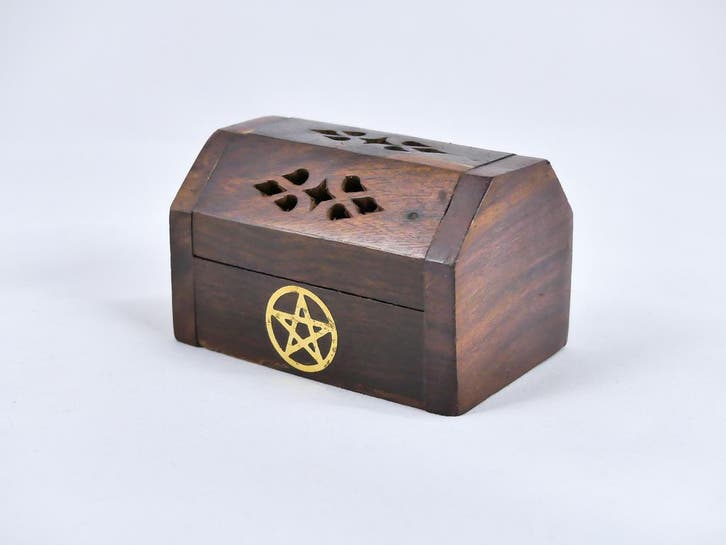 Wierook cone brander - wierook kegeltjes houder - Kistje..., Huis en Inrichting, Woonaccessoires | Overige, Nieuw, Ophalen of Verzenden