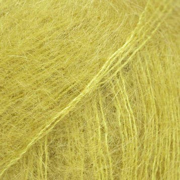 DROPS Kid-Silk Uni Colour - 67 licht olijfgroen - Mohair G, Ophalen of Verzenden, Nieuw