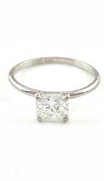 Verlovingsring - 14 karaat Witgoud - 1.01ct. tw. Diamant