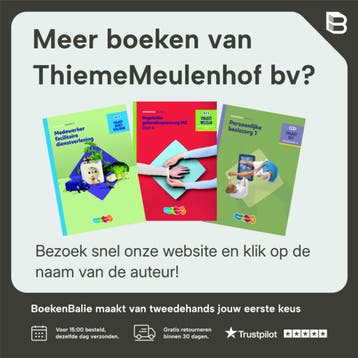 Profiel Onderwijsassistent Activiteiten bij leren / niveau 4, Verzenden, Zo goed als nieuw, ThiemeMeulenhof bv