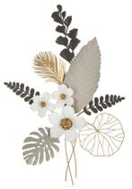 IJZEREN WANDPANEEL BOUQ CM 71X4X96,5, Huis en Inrichting, Ophalen of Verzenden, Nieuw