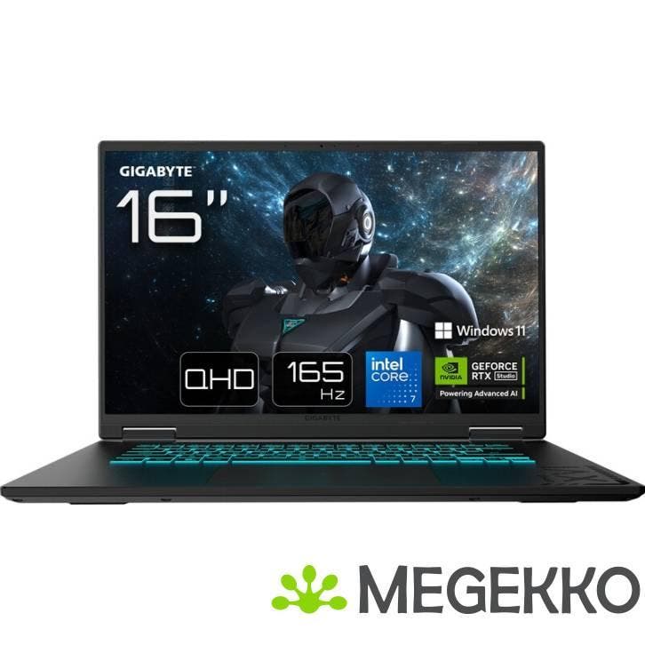 Gigabyte Gaming A16 Pro 16  Core 7 RTX 5070 Ti Gaming, Computers en Software, Windows Laptops, Nieuw, Verzenden