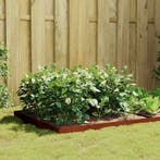 vidaXL Plantenbak verhoogd 100x100x18,5 cm cortenstaal, Verzenden, Nieuw, Metaal, 100 cm of meer