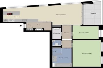 Appartement Deken van Somerenstraat in Eindhoven, Noord-Brabant, Via bemiddelaar, Eindhoven, Appartement