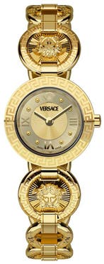 Versace VEWCA0524 Greca Jewel dameshorloge 28 mm, Sieraden, Tassen en Uiterlijk, Horloges | Dames, Overige merken, Staal, Verzenden
