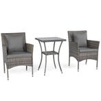 LIVSK Bistroset - Elegant Rotan - Ergonomische Stoelen - Geh, Verzenden, Nieuw