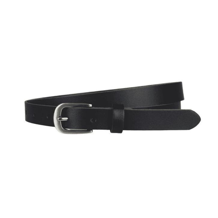 Smalle Riem Zwart - Zilveren Gesp, Kleding | Dames, Riemen en Ceinturen, Verzenden