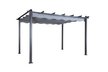 Pergola Eva - Grijs - Aluminium - 295x295cm - The Outsider, Verzenden, Nieuw