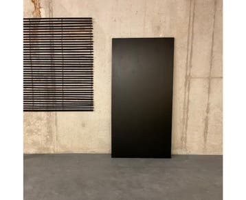 Tafelblad Essenhout | Zwart-180x90 cm, Ophalen of Verzenden, Nieuw