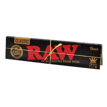 Smoking RAW Black Slim King Size Vloei       1 doos (50, Verzamelen, Ophalen of Verzenden, Nieuw