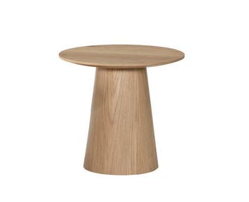 Salontafel Novero rond 50 cm - Naturel, Ophalen of Verzenden, Nieuw