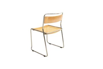Vintage Italiaanse chromen buisframe stoel met webbing zitti, Ophalen of Verzenden, Nieuw