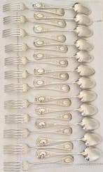 Boulanger - Bestekset voor 12 personen (24) - medaillon -