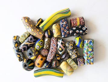 Glas 30 Murano-glazen kralen (Zonder minimumprijs)