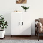 vidaXL Dressoir 69,5x34x90 cm bewerkt hout wit, Verzenden, Nieuw, 50 tot 100 cm, 25 tot 50 cm