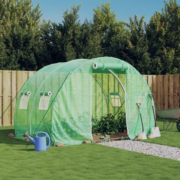 vidaXL Tuinkas met stalen frame 6 m² 3x2x2 m, Tuin en Terras, Verzenden, Nieuw