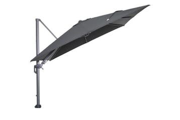 Garden Impressions Hawaii parasol 300 x 300! Zwart doek., Ophalen of Verzenden, Nieuw, 3 tot 4 meter, Zweefparasol