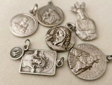 Religieuze en spirituele objecten (7) - Zilver - 1950-1960