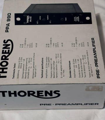 Thorens - PPA 990 Moving Coil (MC) Voorversterker /, Nieuw
