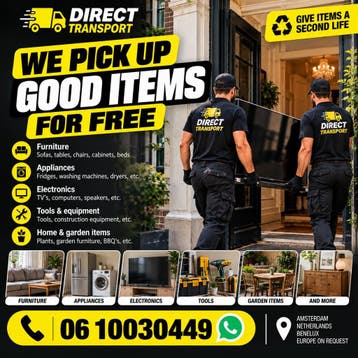 Free Pickup Amsterdam | Furniture Appliances And More