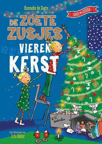 De zoete zusjes - vieren kerst - Lichte gebruikssporen kaft, Verzenden, Nieuw