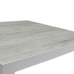 Fresno dining tuintafel 100x100xH74 cm wit keramiek, Tuin en Terras, Tuintafels, Ophalen of Verzenden, Nieuw
