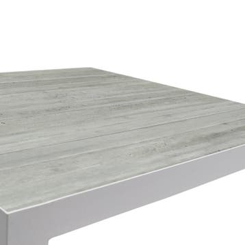 Fresno dining tuintafel 100x100xH74 cm wit keramiek, Ophalen of Verzenden, Nieuw