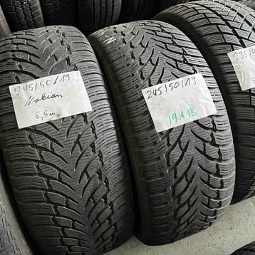2 x Nokian 245-50-19 Winterbanden 6,5mm, Auto-onderdelen, Banden en Velgen, 19 inch, Band(en), Personenwagen, Gebruikt