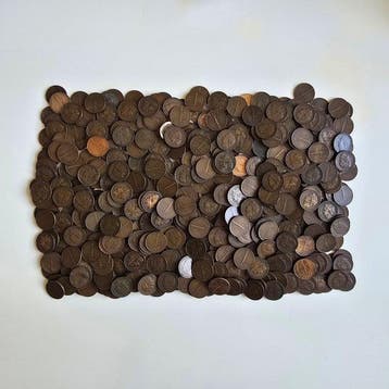 Nederland. Wilhelmina. 1 Cent 1948 Lot van 500 stuks (Zonder