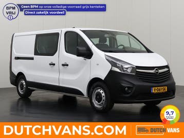 Opel Vivaro 1.6CDTI Dubbele-cabine 2018 L2 H1 Diesel, Auto's, Euro 6, Wit, Nieuw, Te koop
