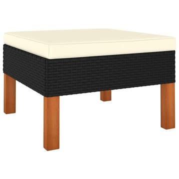 Tuin hocker Eucalyptushout | Tweedekansje | OP=OP, 2 zitplaatsen, Rotan, Hocker, Ophalen of Verzenden