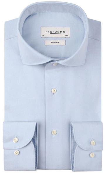 Profuomo Oxford Overhemd Lichtblauw maat 43 Heren, Verzenden, Nieuw, Profuomo