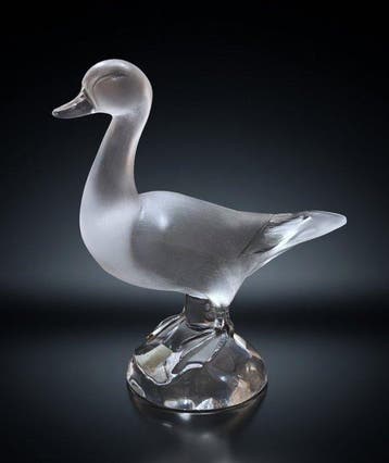 Lalique - Beeld, Canarde - 25 cm - Kristal