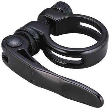 Union zadelpenklem met snelspanner 34.9 zwart, Verzenden, Nieuw