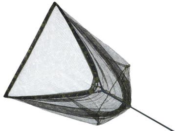 Camouflage Schepnet 107 x 107 cm. + Steel - Karper XL, Watersport en Boten, Verzenden, Nieuw, Net of Fuik