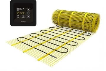 Magnum Mat set 0.75 m2 – 113 watt – zwarte thermostaat, Hoog rendement (Hr), Radiator, Nieuw, Ophalen of Verzenden