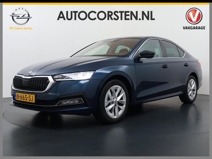 Zakelijke Lease |  Škoda Octavia e-TSI AUT Trekhaak Adap.Cru, Auto's, Skoda, Lease, Overige kleuren, Automaat, Hatchback, Blauw