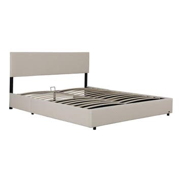Tweepersoonsbed Juva met lattenbodem en opbergruimte 140x200, Verzenden, Nieuw