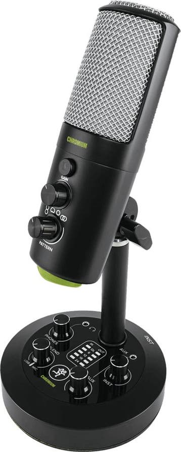 Mackie Chromium USB condensator microfoon met 2-kanaals mixe, Muziek en Instrumenten, Microfoons, Verzenden, Nieuw