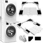 Stapelkit Wasmachine Droger | Met Plank | 40% Korting, Ophalen of Verzenden, Zo goed als nieuw