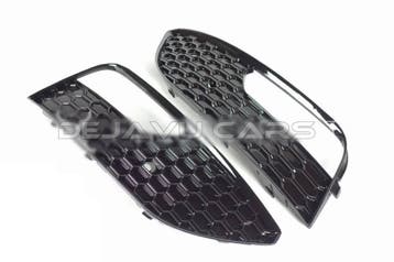 RS3 Look Mistlamp rooster Piano Black Edition voor Audi A3 8, Ophalen of Verzenden