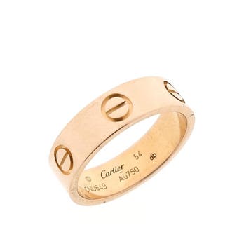 Roségouden ring; Cartier, Sieraden, Tassen en Uiterlijk, Ringen, Gebruikt, Ophalen of Verzenden, 17 tot 18, Dame
