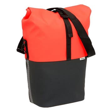 Fietstas enkel | New Looxs | Nyborg | 17 liter (Rood/zwart), Fietsen en Brommers, Fietsaccessoires | Fietstassen, Verzenden, Nieuw