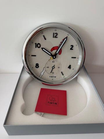 Tintin - Horloge Tintin Fusée version chromée - 1 Comic, Nieuw