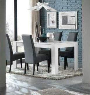 Marknesse Eettafel Wit/Marmer - eettafel, Nieuw, Overige vormen, Overige materialen