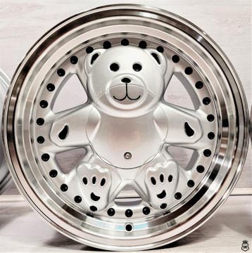 15 inch 5x100 / 5x114.3 JF Luxury - Teddy velgen, Ophalen of Verzenden, Nieuw, 15 inch, Velg(en)